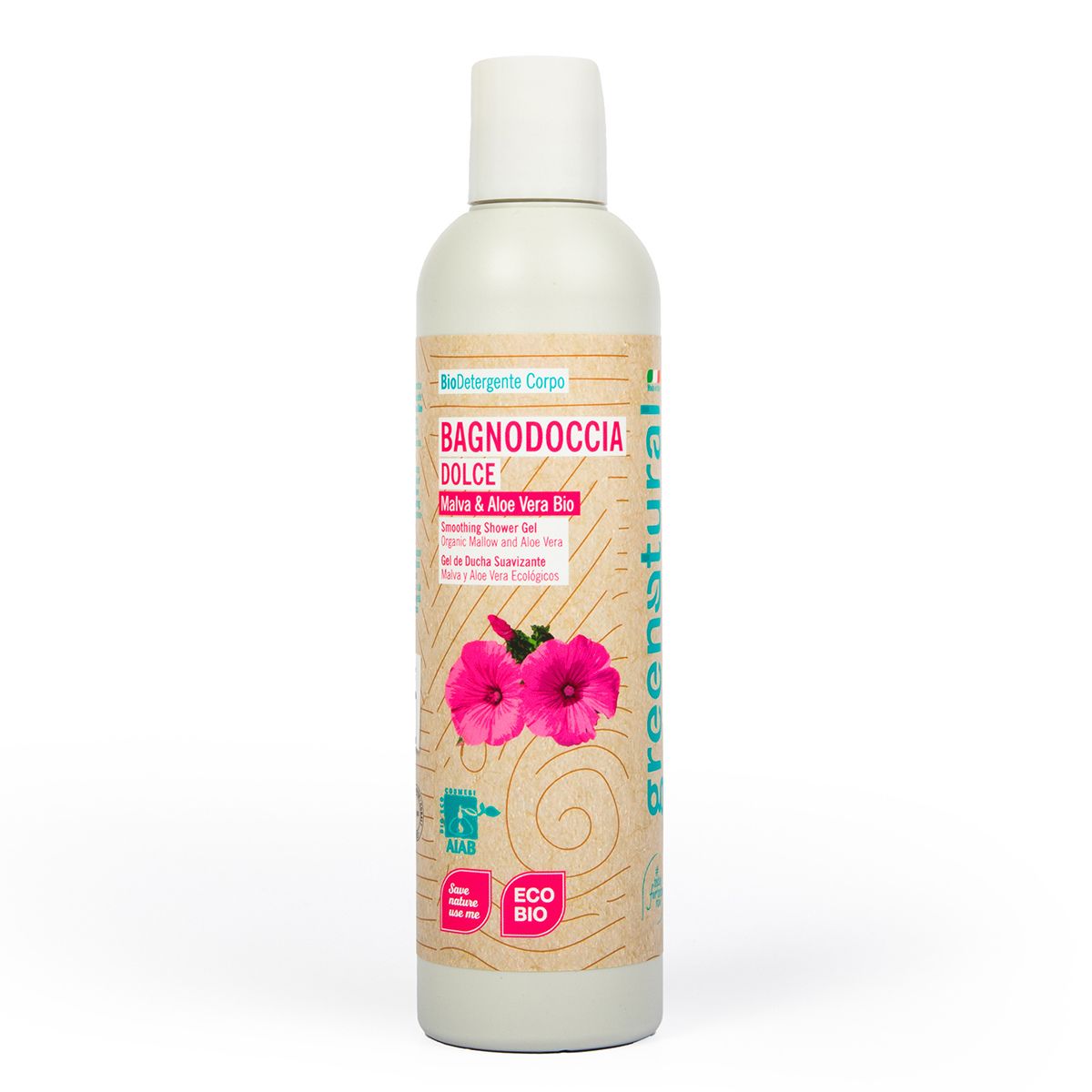 Delicado Gel de Banho Malva/Aloé 250ml Greenatural
