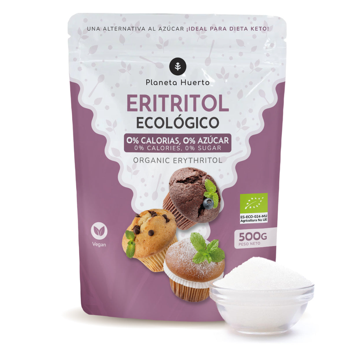 ECO Planeta Huerto Eritritol 500 g