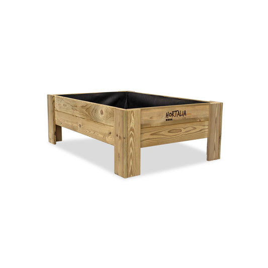 Mesa de cultivo baixa Gardenbrico L40 Hortalia 160 L