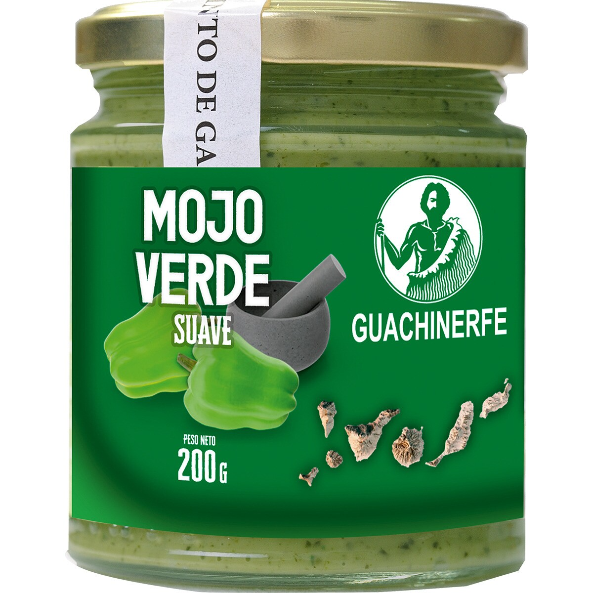 Mojo verde suave guachinerfe pote 200g