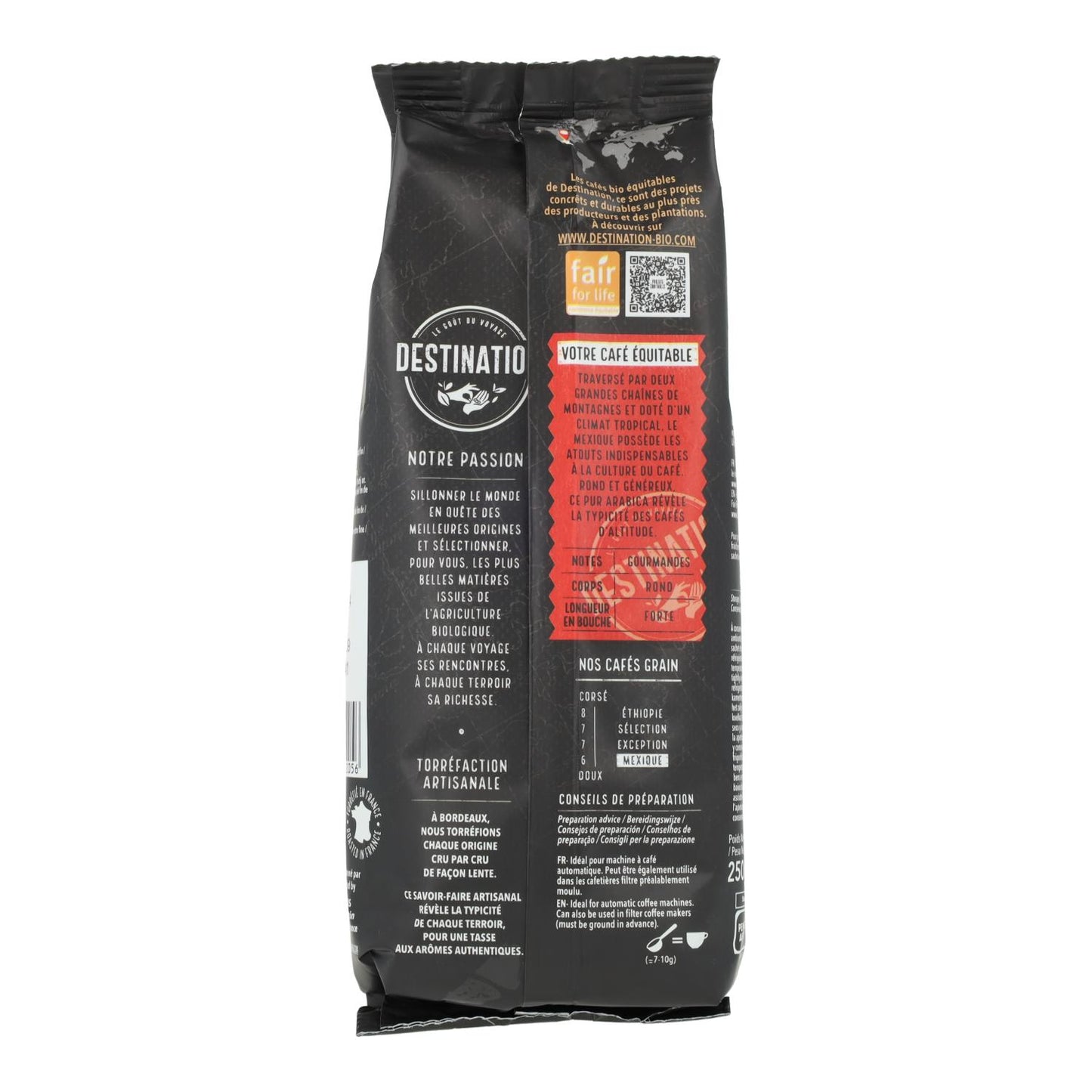 Café em Grão México Chiapas 100% Arábica Bio Destination, 250g