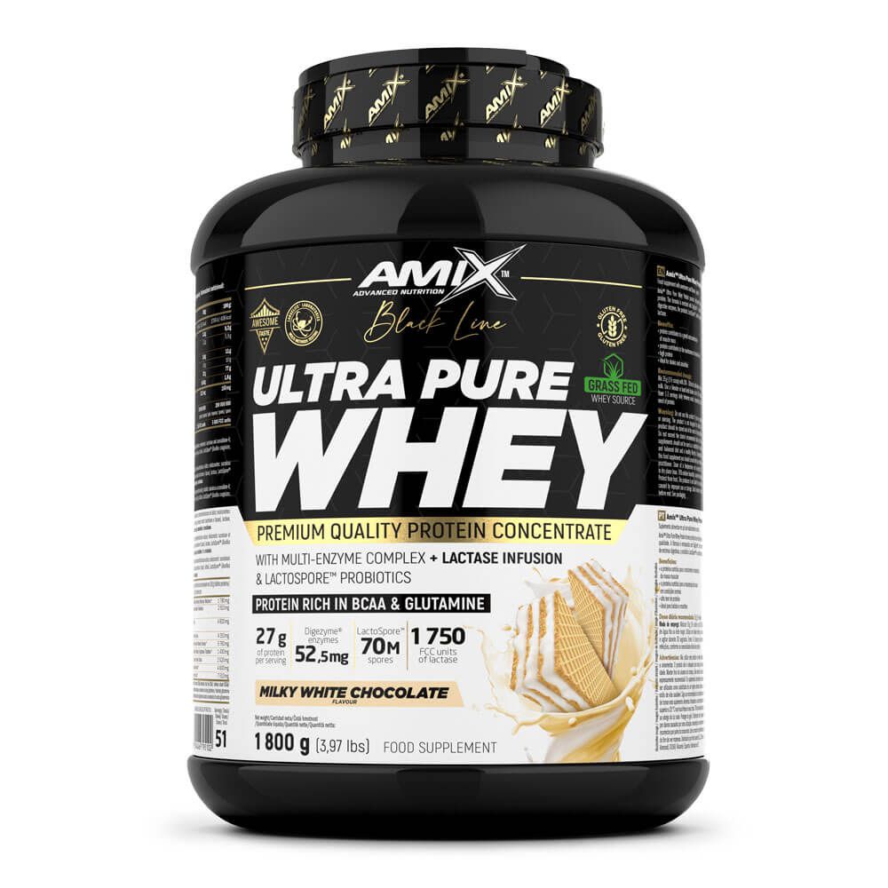 Ultra Pure Whey - 1,8kg - Chocolate Blanco - Proteina De Suero Whey - Amix Nutrition_0