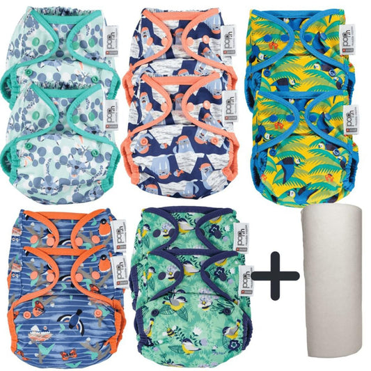 Embalagem com 10 suportes pop-in