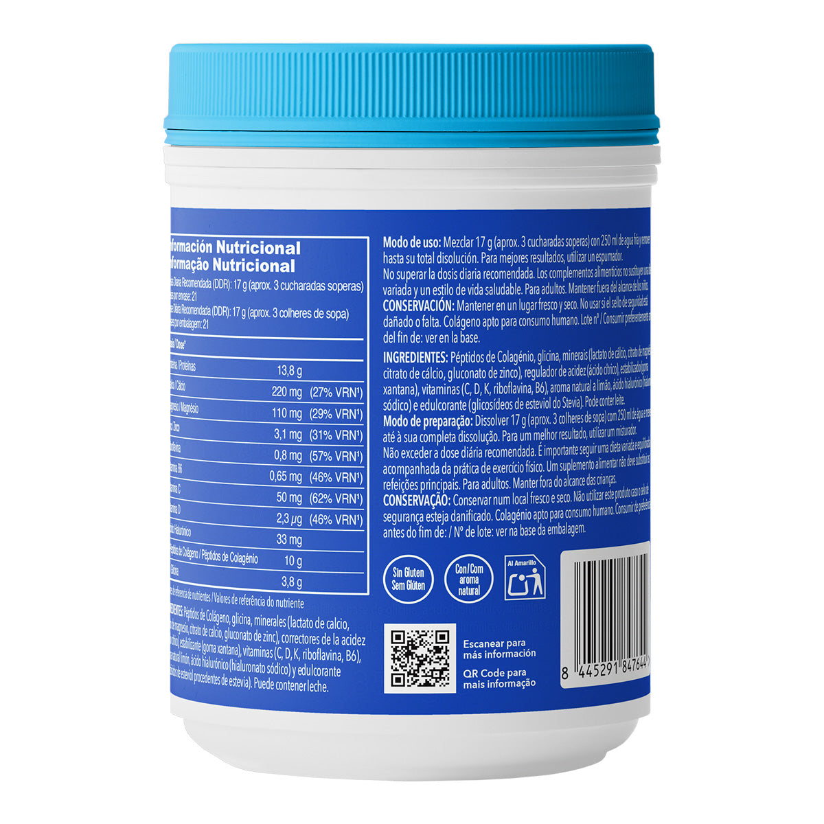 Complexo Ativo Colagénio Limão Proteínas Vitais 357 g