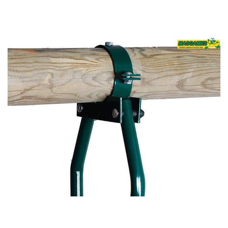 Columpio Triple De Madera Redonda Masgames Etna Xl + Asiento Cara A Cara._5