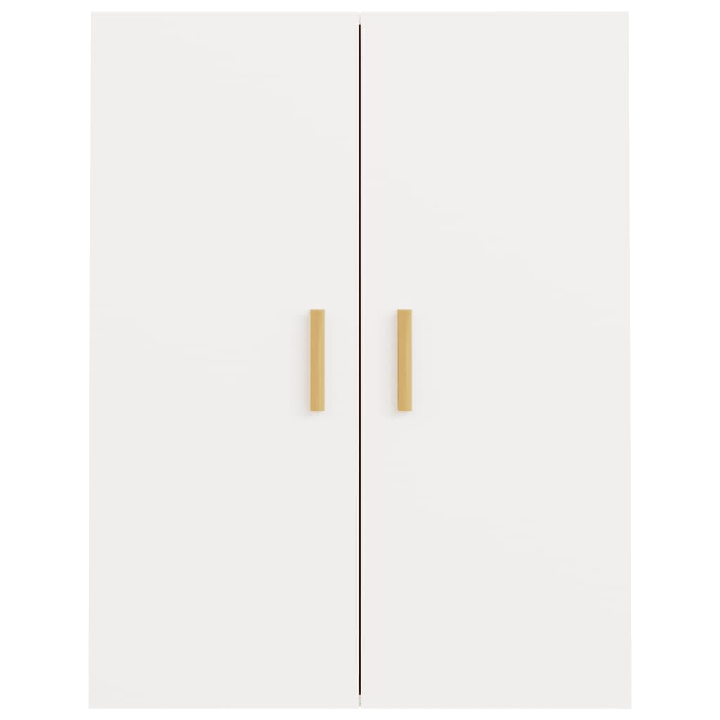 Armario De Pared Colgante Blanco 69,5x34x90 Cm / Vetonek_5