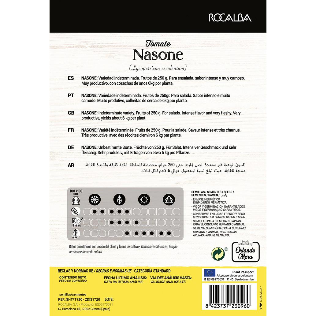 Sementes de tomate da coleção Nasone
