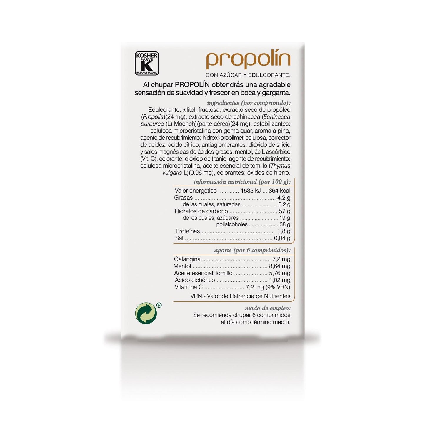Propolin Soria Natural 48 comprimidos
