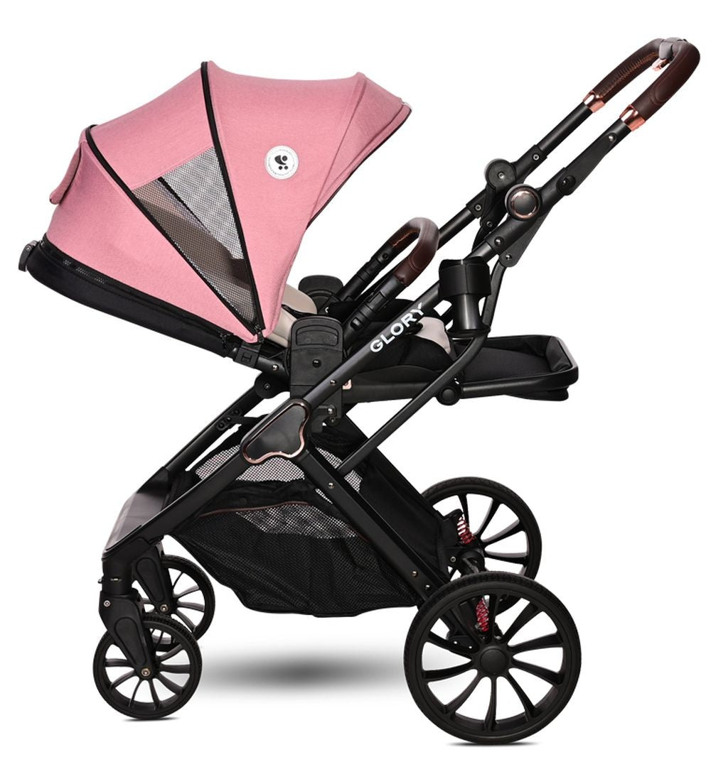Carrito De Bebé Duo Glory Hasta 22 Kg Pink_4