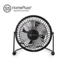 Ventilador de mesa USB 3W Preto