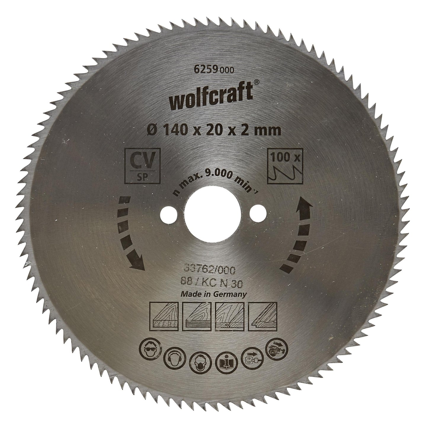 Lâminas de serra circular de corte fino Wolfcraft