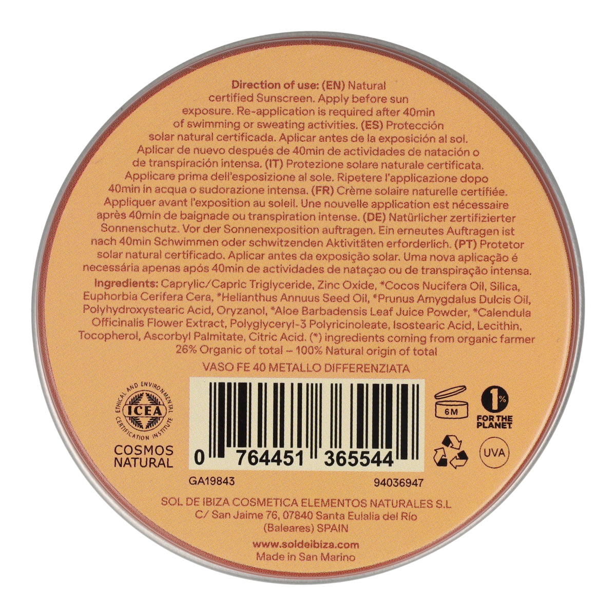 Latita Creme Solar FPS30 Sol de Ibiza 30 g