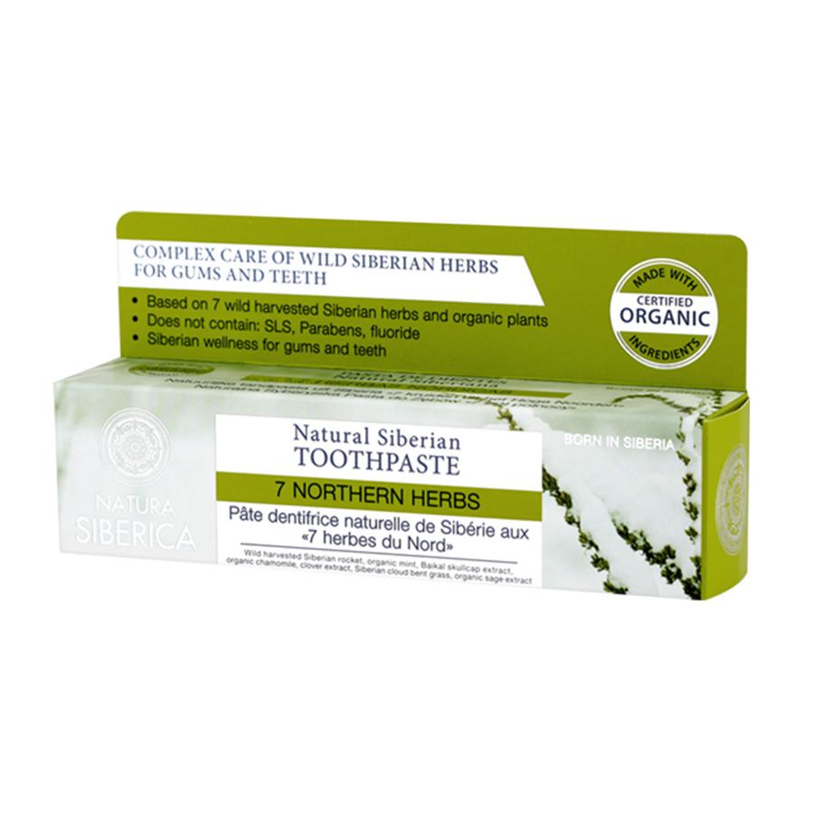 Pasta de dentes natural siberiana, 7 ervas nórdicas Natura Siberica 100 g