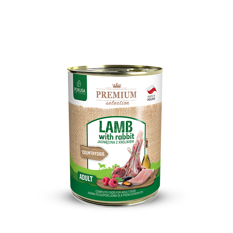 Lata De Comida Cocinada Para Perro - Carne De Cordero Y Conejo 100% Natural_0