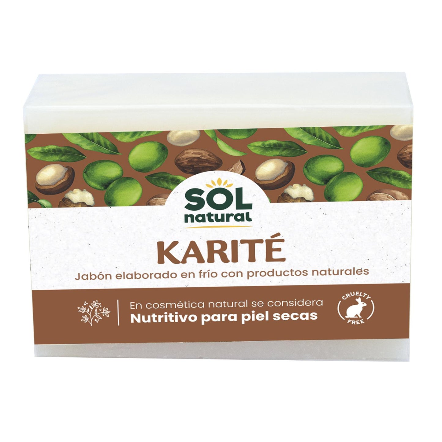 Sabonete natural de karité Sol Natural 100 g