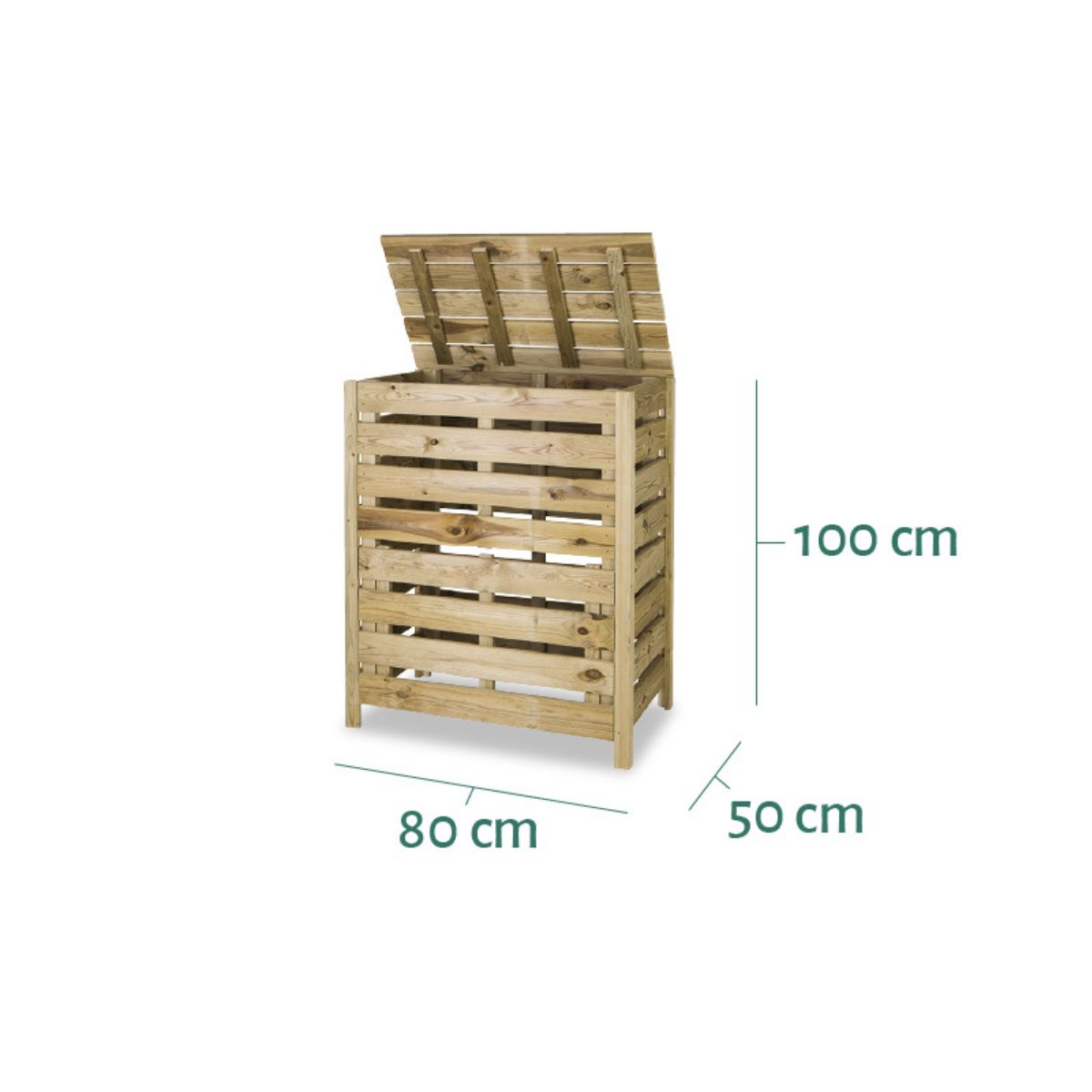 Compostor de madeira Hortalia 315 L