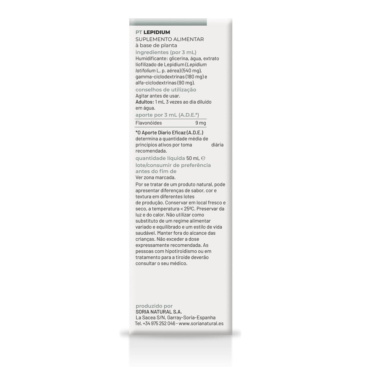 Embalagem X2 Soria Natural Extrato Quebra-Pedras, 50 ml