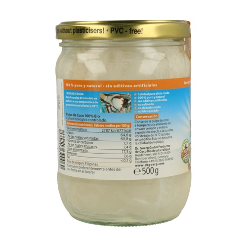 Polpa de Coco Bio Dr. Goerg 500ml