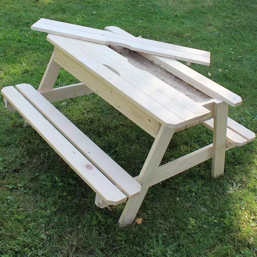 Mesa de piquenique infantil Soulet com caixa de areia