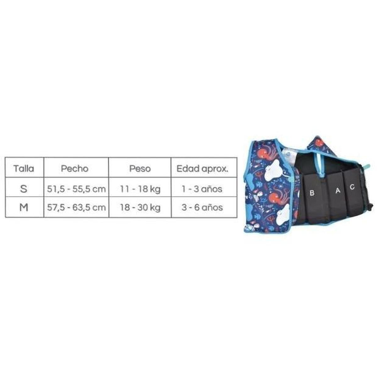 Colete de flutuação subaquático