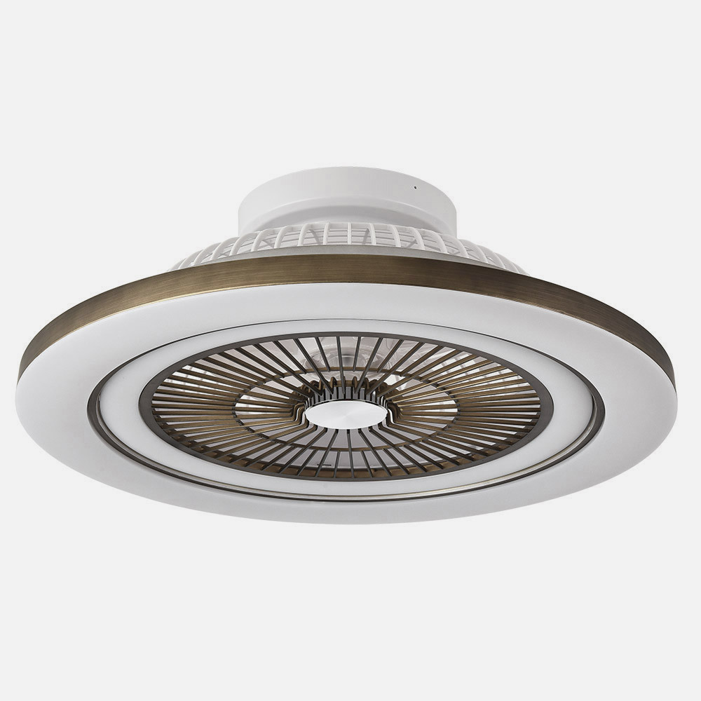 Ventilador 72w Dc Mato Cuero 5 Aspas Transp. 22x58x58cm 6vel. 3 Colores C/remoto, Mem., Timer, Reg. Intensidad 6120lm_2