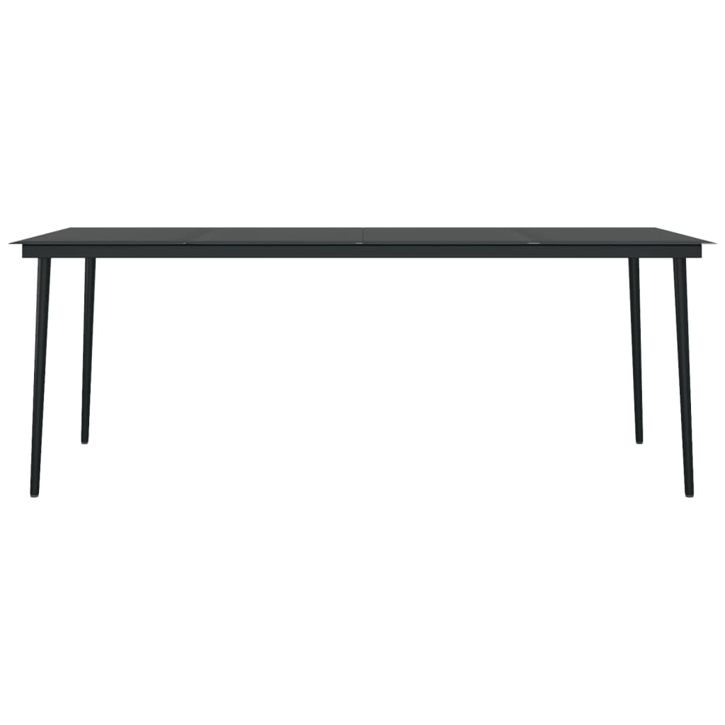 Vidaxl Juego De Comedor De Jardín 9 Piezas Gris Antracita_5