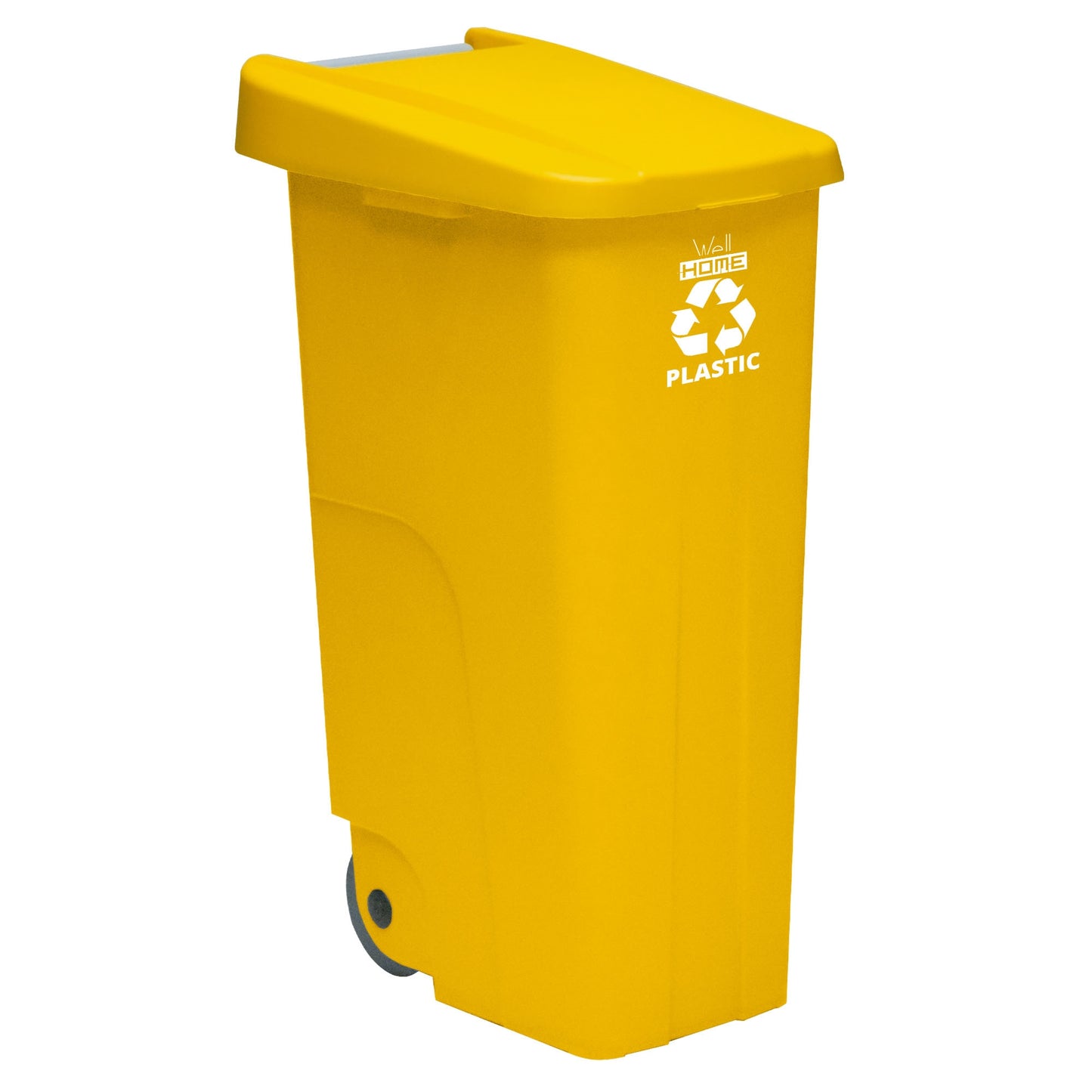 Pack Reciclaje 4 Contenedores, Cubo De Basura Wellhome Reciclo 110l/u - Azul/verde/amarillo/marrón_5