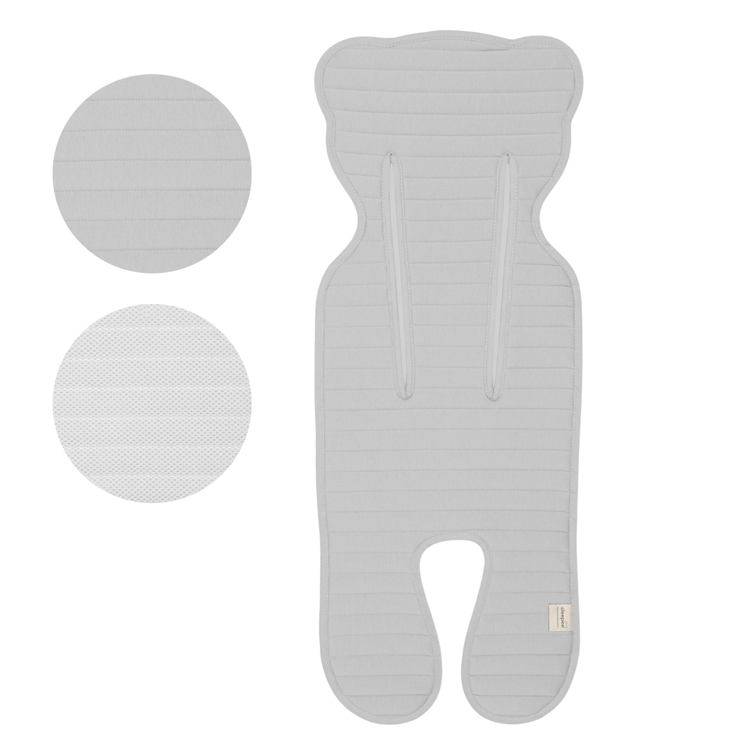 Colchoneta Unviersal Transpirable Para Silla De Paseo Grey_1
