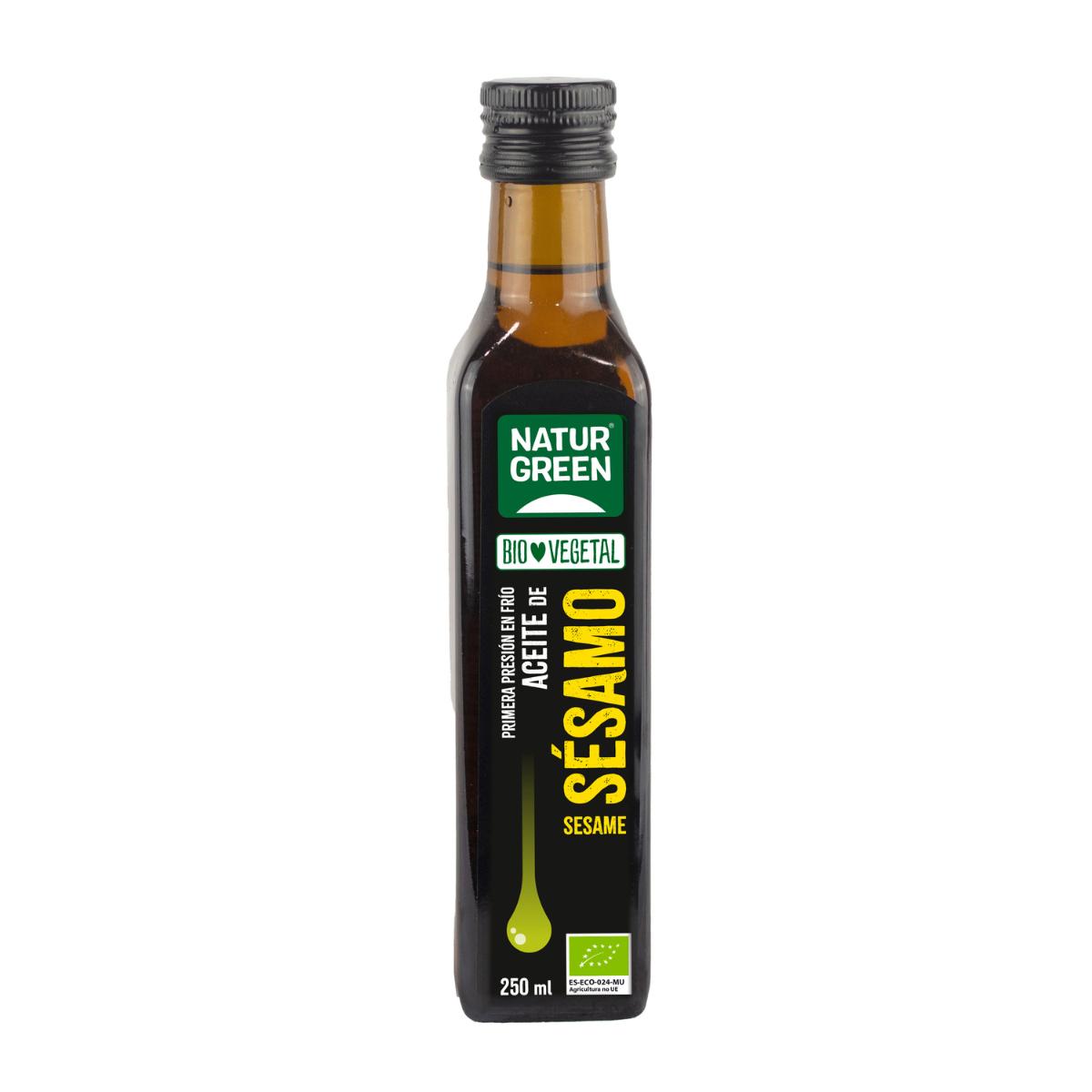 Óleo de sésamo biológico NaturGreen.