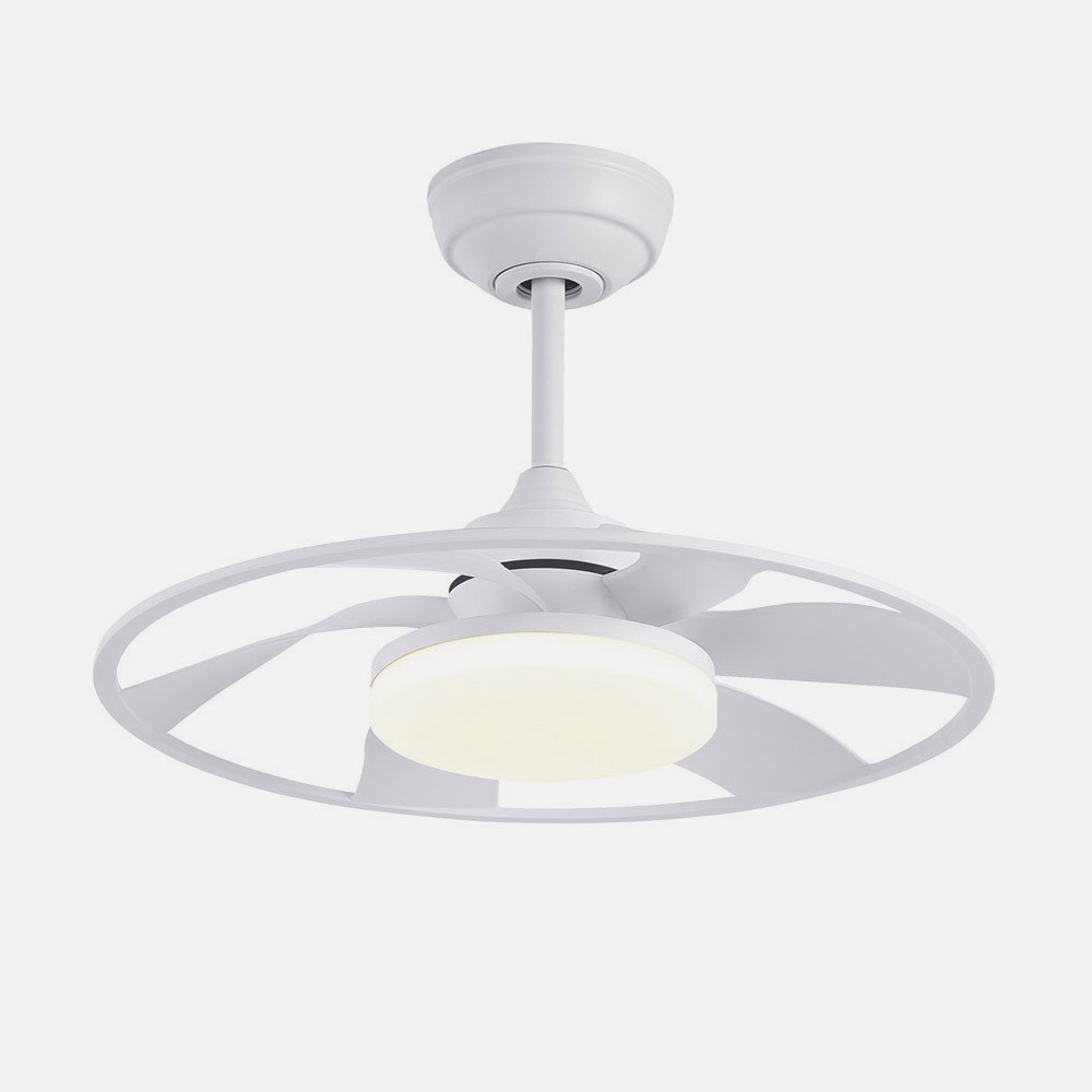 Ventilador Dc Celsius 26w Blanco 6 Aspas 55d 2950lm 3000-4000-6500k 6vel. Remoto, Memoria Y Temporizador_1