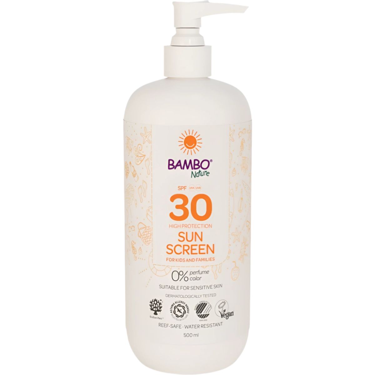 Creme Protetor Solar Bambo Nature Baby FPS 30 500ml