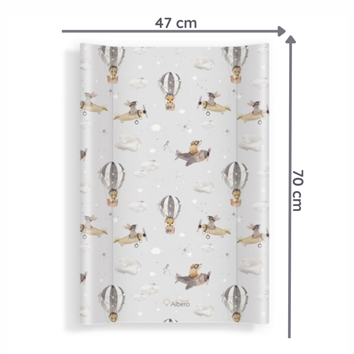 Cotton Color Cambiador Base Rígida 2 En 1 Para Cuna Y Cómoda_5