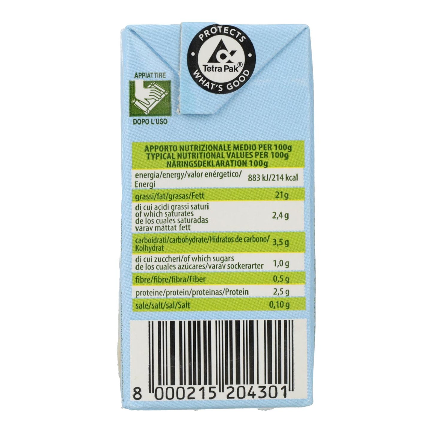 Creme de Soja Líquido Condi, 200 ml