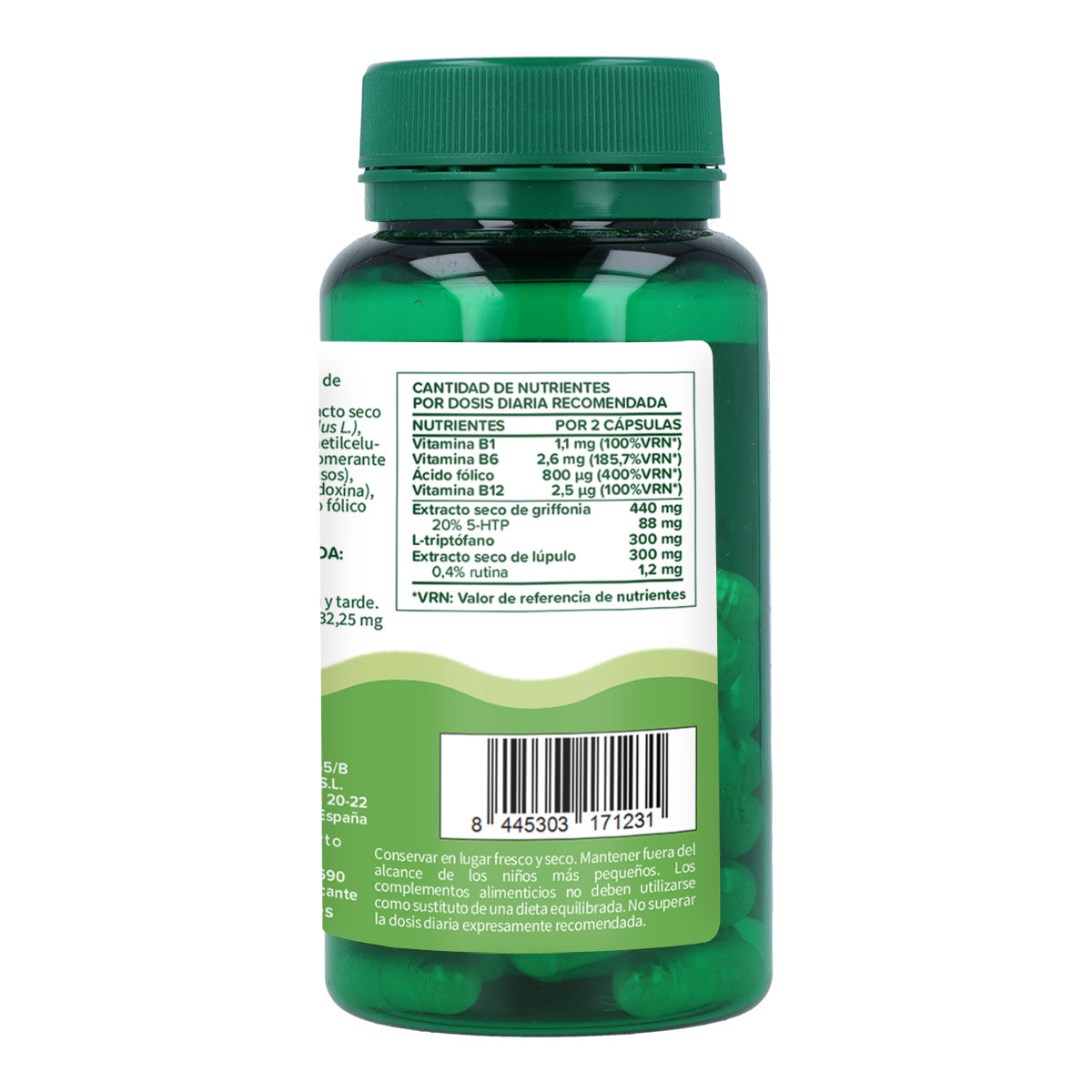 Griffonia 5-HTP Planet Garden 60 cápsulas