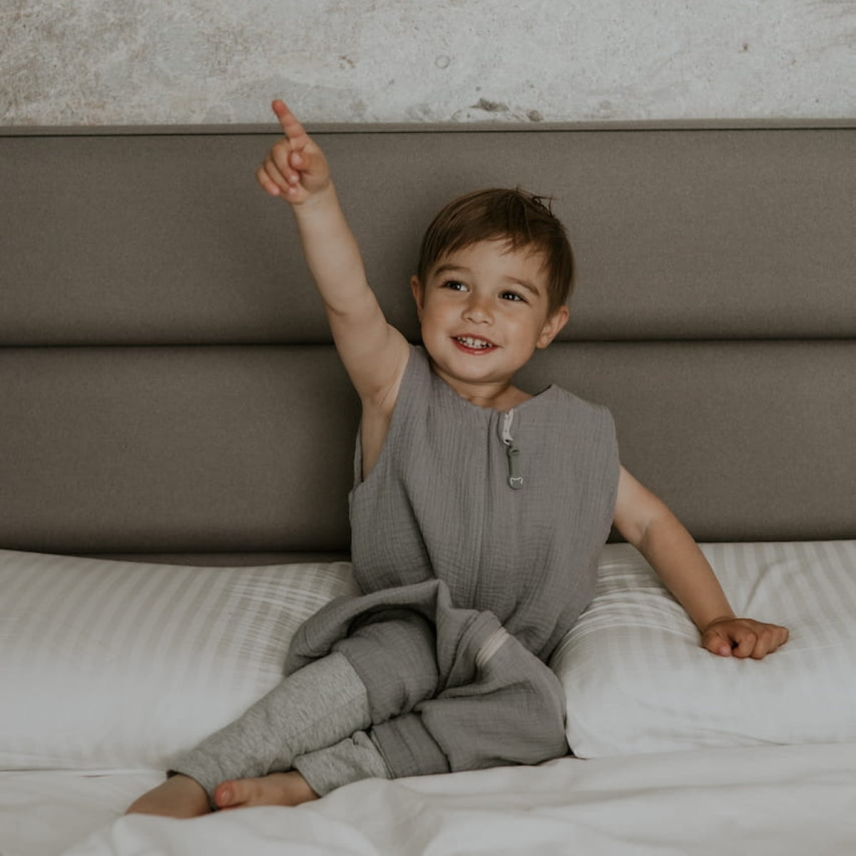 Sacos De Dormir Con Piernas T-s Muselina Algodón Rose_5