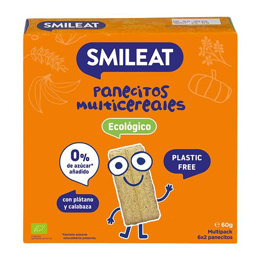 Pãezinhos multigrãos biológicos Smileat 60g