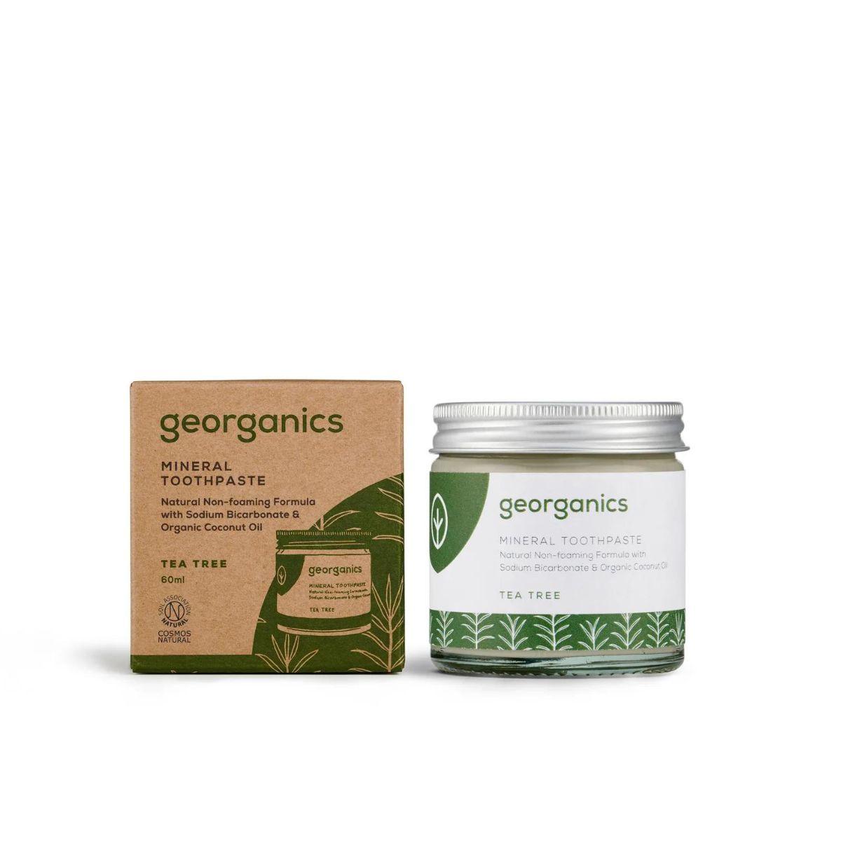 Pasta de dentes mineral de melaleuca Georganics