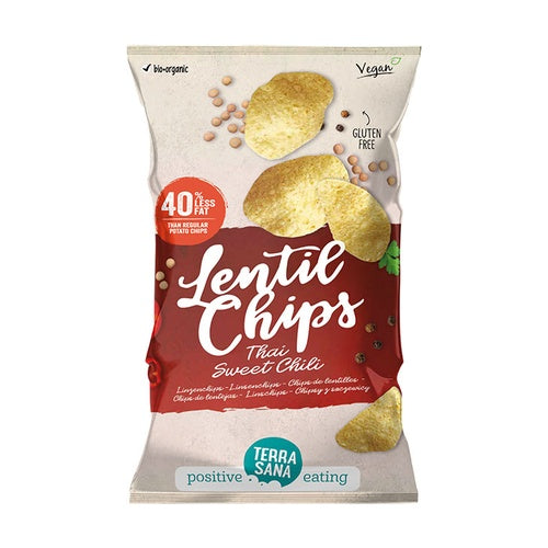 Chips de lentilhas tailandesas com pimenta doce 75 g