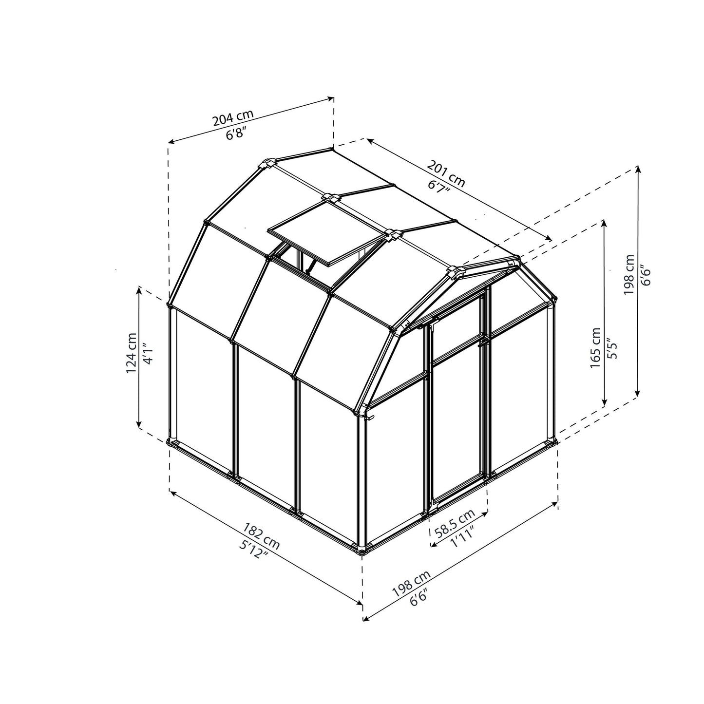 Estufa Eco Grow 197x204 cm