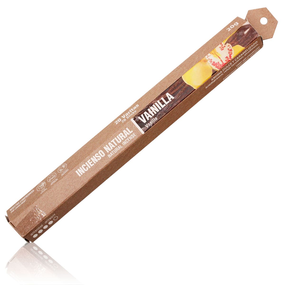Incienso Natural 20 Sticks Vainilla SYS Aromas | Fragancia Dulce | Ambiente Relajante | Aroma Duradero_0