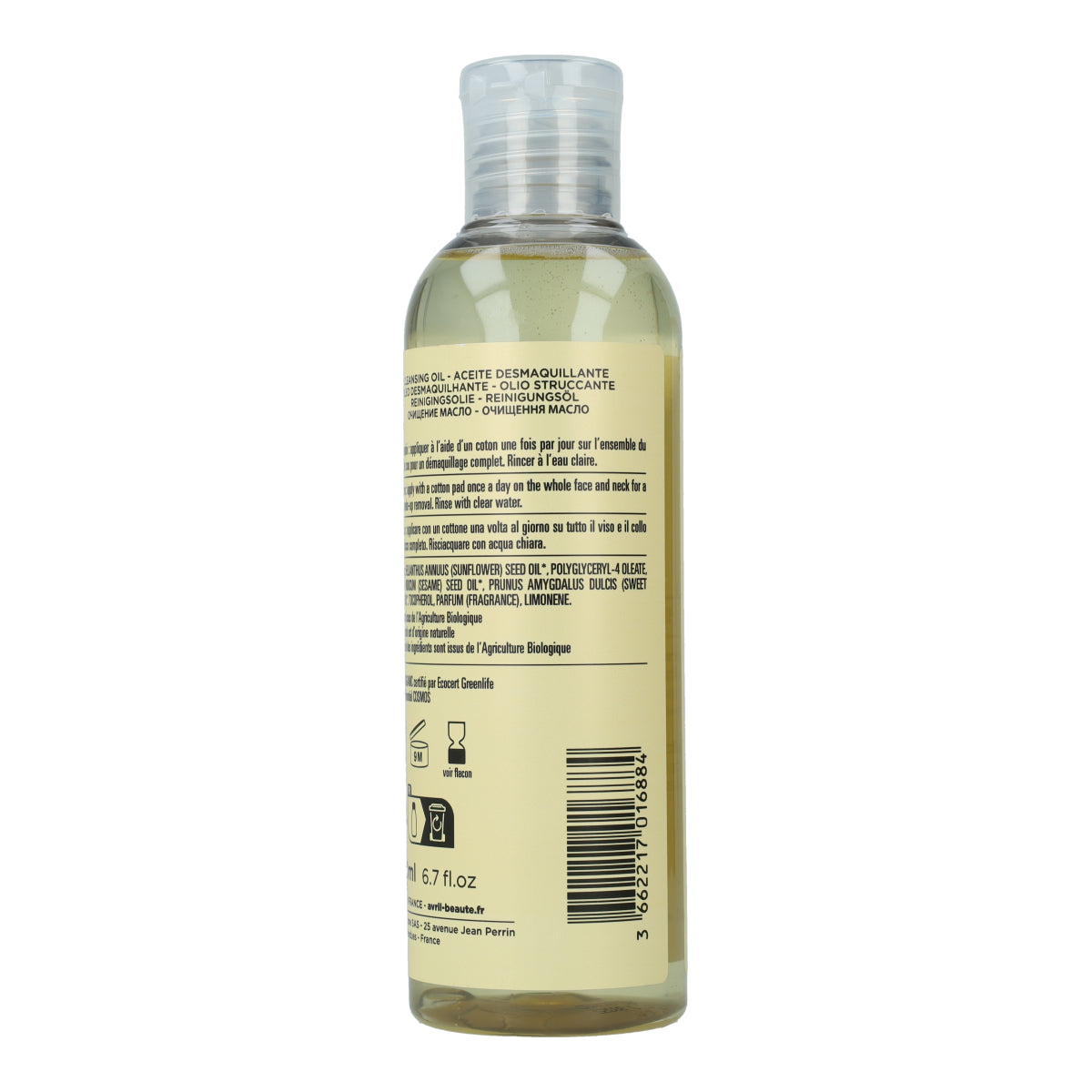 Óleo de Limpeza Avril 200 ml