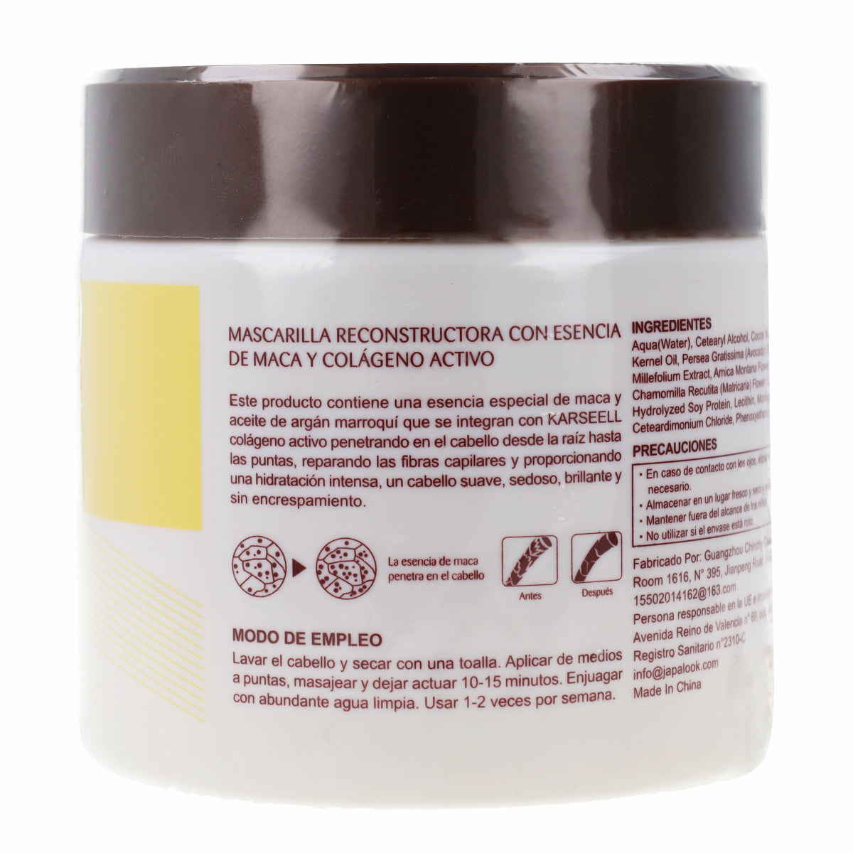 Mascarilla Capilar Colágeno Karseell 500 ml