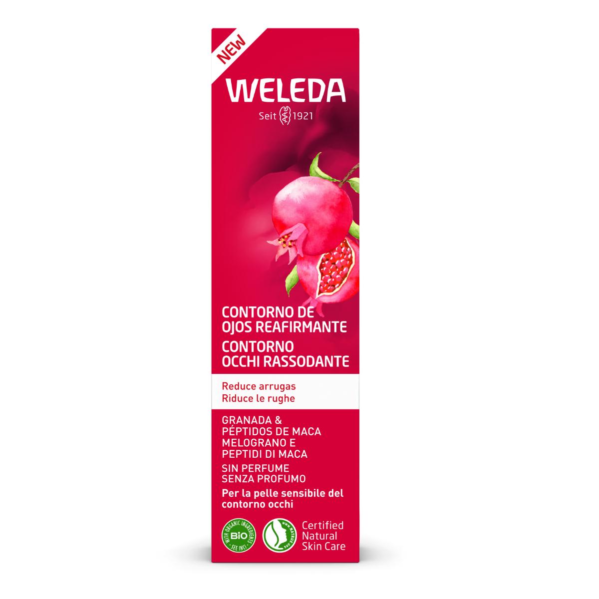 Weleda Romã e Peptídeos de Maca Firmeza Contorno dos Olhos 12 ml