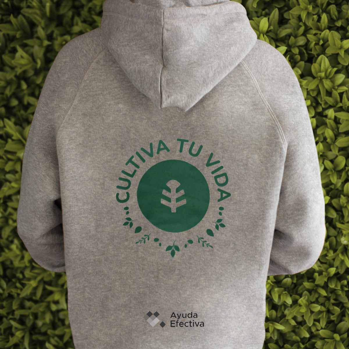 Sweatshirt ecológica solidária, Planeta Huerto, tamanho S