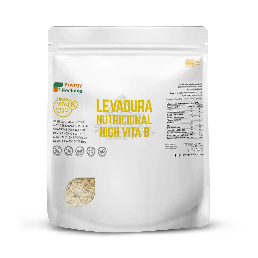 Levedura nutricional vitamina B12 em flocos Energy Feelings