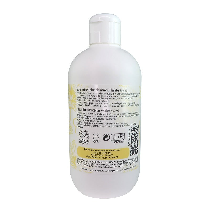 Agua Micelar Para Pieles Sensibles Born to Bio 500 ml