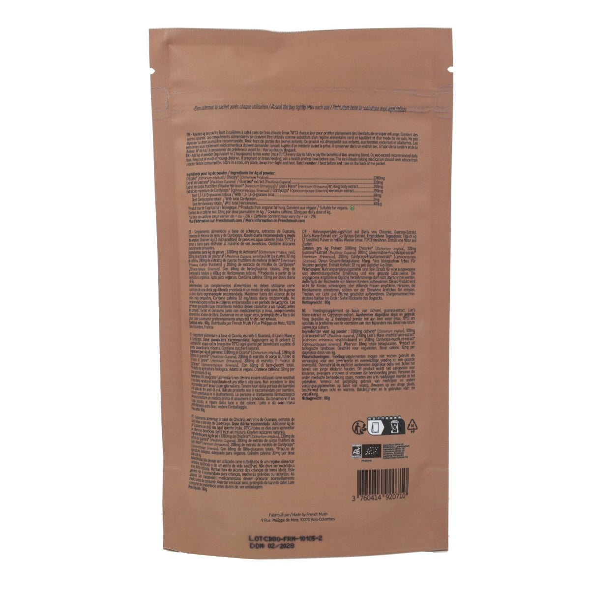 BOOST, Alternativa al Café Ecológica French Mush 80 g