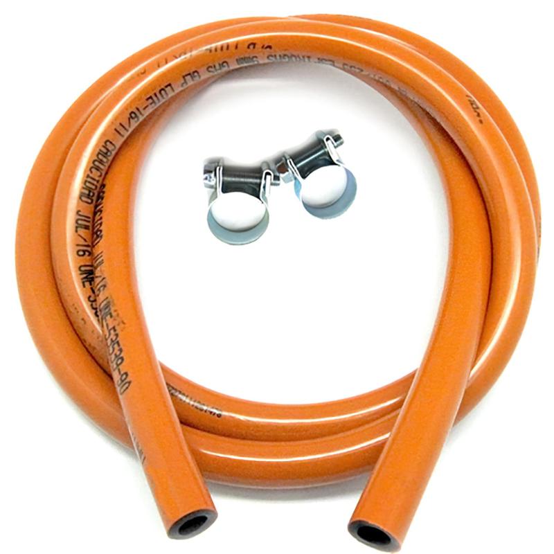 Kit Butano (manguera 1,5 Metros Con 2 Abrazaderas)