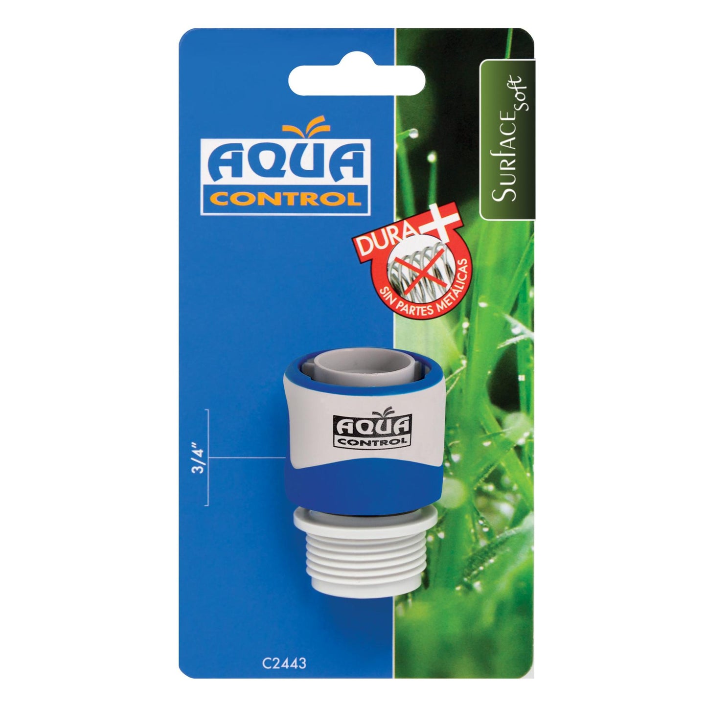 Ligação rápida com rosca macho Aqua Control