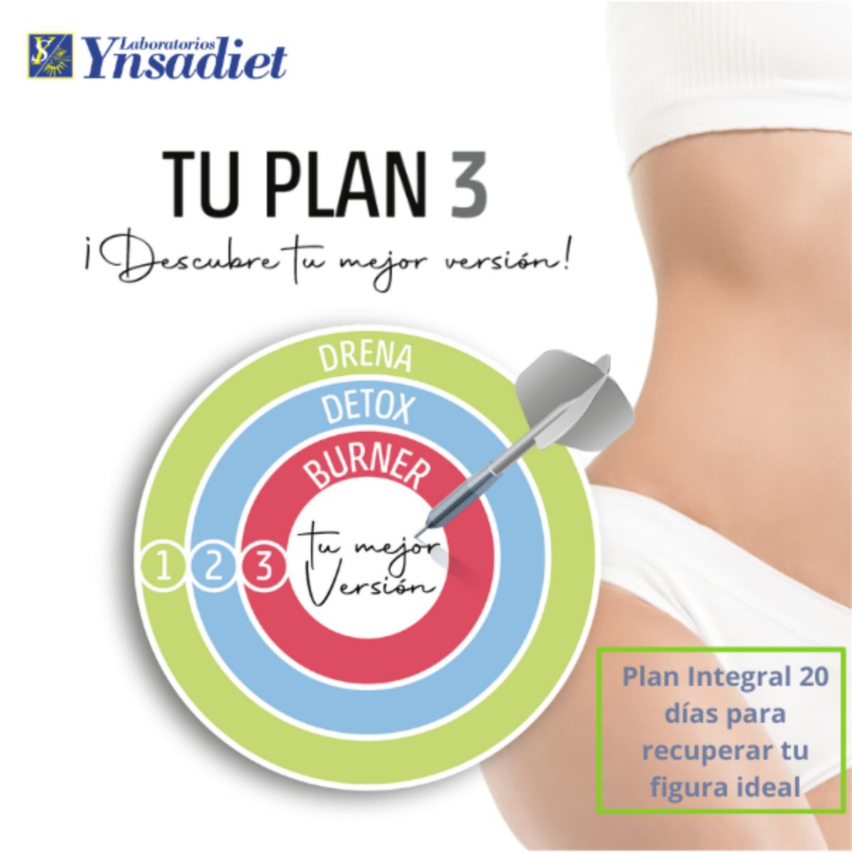 O seu plano completo de 3 dias para recuperar a sua figura ideal Ynsadiet